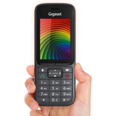 Gigaset SL800H PRO Extra Cordless Handset - No Caller ID - Sleek Black Gray Design - Upgrade Your Communication with Style!